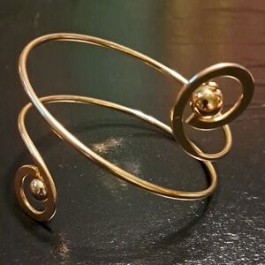 Gold Arm Cuff Bracelet